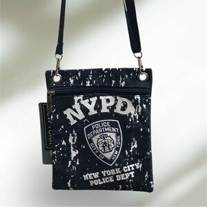Torkia International Inc. NYPD Dark Blue/White Crossbody Bag NWT